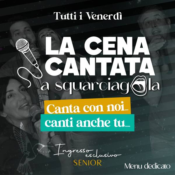 La nuova cena cantata al Colibrì!